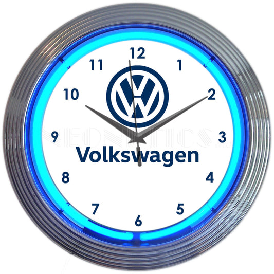 Volkswagen Blue Clock