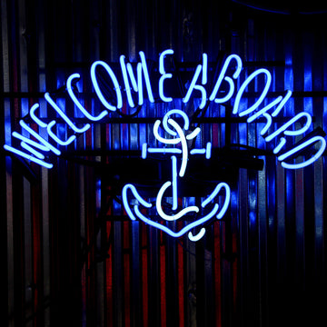 Welcome Aboard Neon Sign