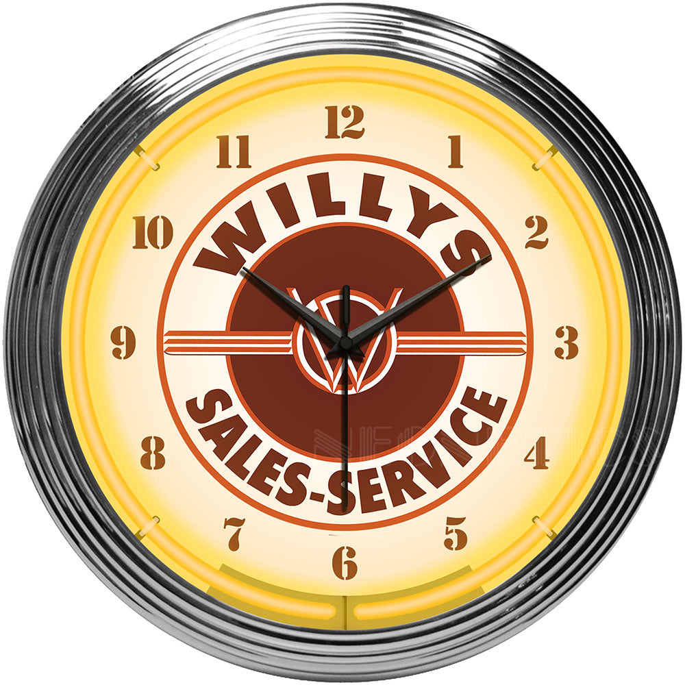 Willy's Neon Clock