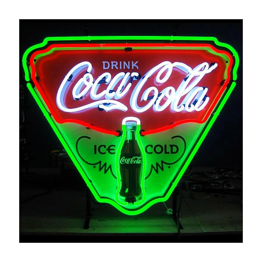 Coca-Cola Ice Cold Shield Neon Sign