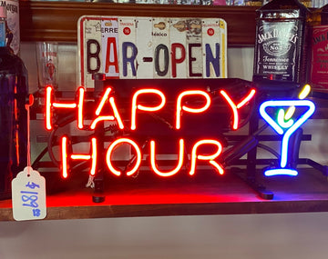 Happy Hour Jr. Neon Sign