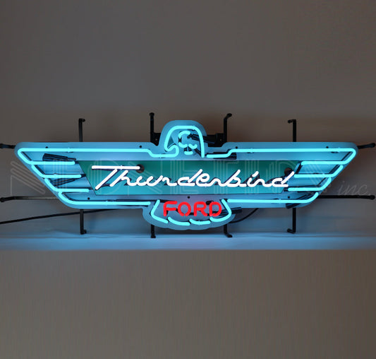 Ford Thunderbird Neon Sign With Backing