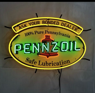 Pennzoil Neon Sign - Limited Ed